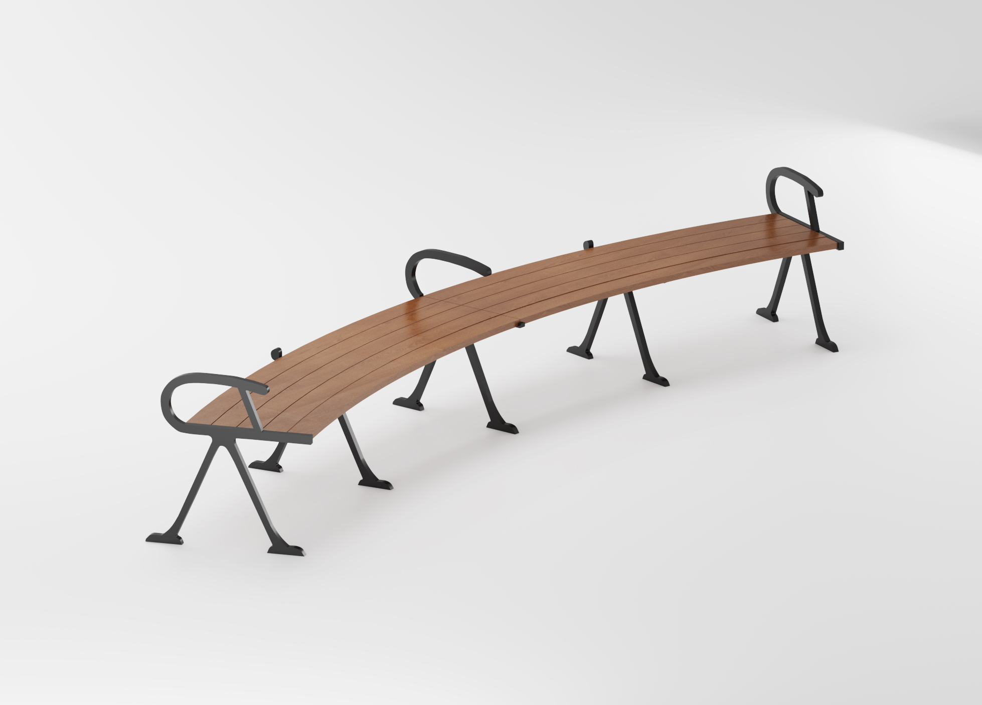 Ipe Benches: Premium Curved Designs by Ipe OutDoor